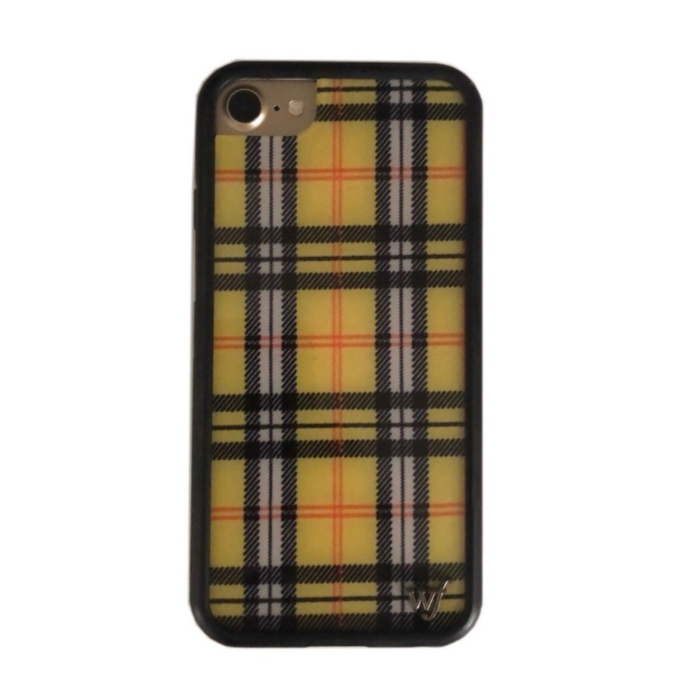 Wildflower Yellow Plaid Case
